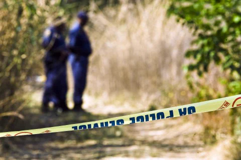 Scene of the Dunoon protest shooting on Potsdam Road in Cape Town
